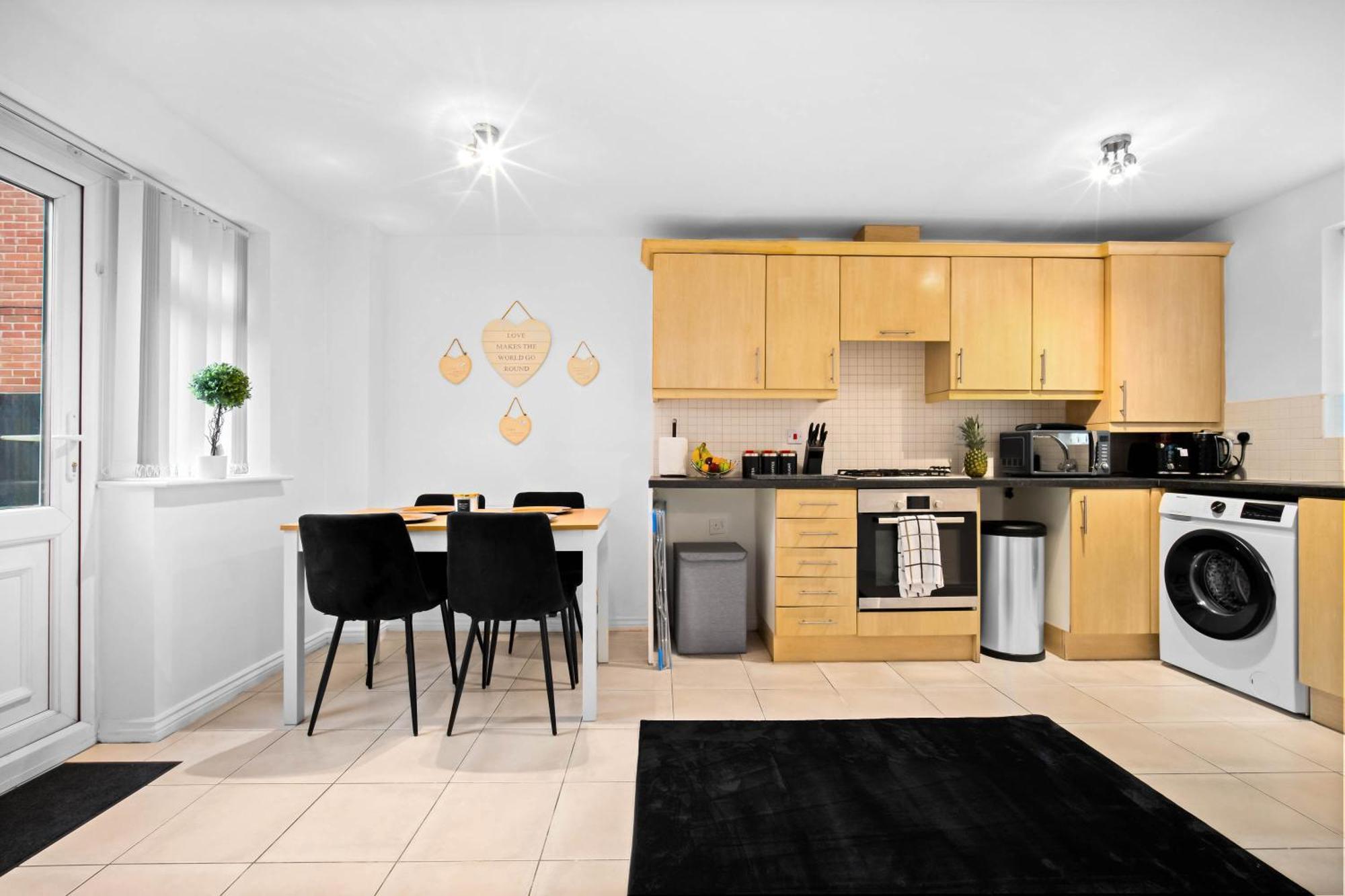 Harmony House 3 Bedroom New Build For Families, Contractors, Black Country Museum Sleeps 6 Tipton Luaran gambar