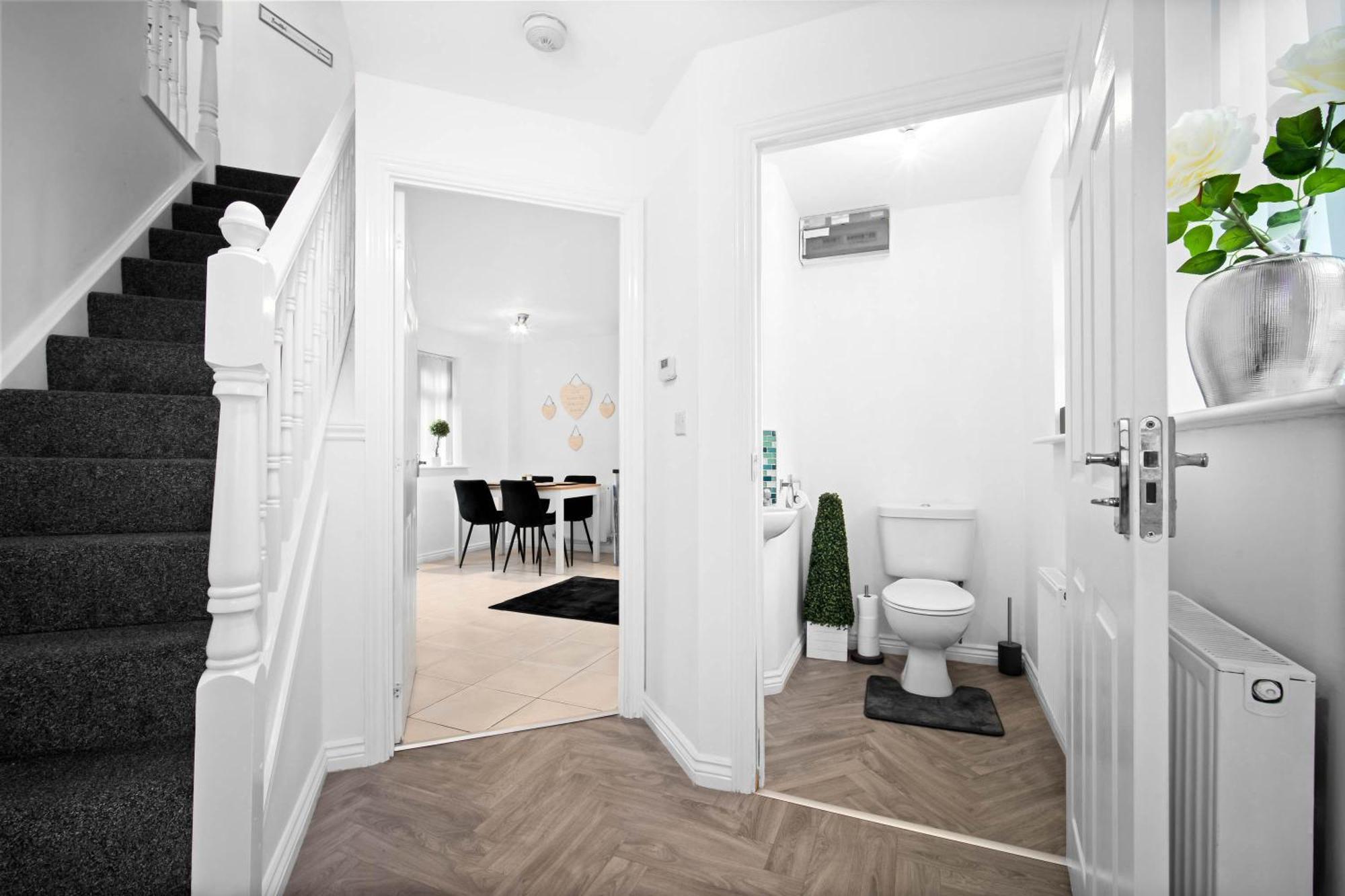 Harmony House 3 Bedroom New Build For Families, Contractors, Black Country Museum Sleeps 6 Tipton Luaran gambar